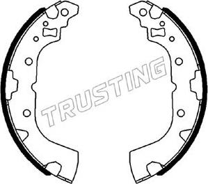 Trusting 064.182 - Drum Brake Shoe Set car-mod.net