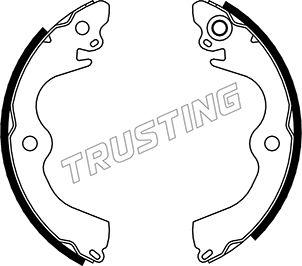 Trusting 064.174 - Drum Brake Shoe Set car-mod.net