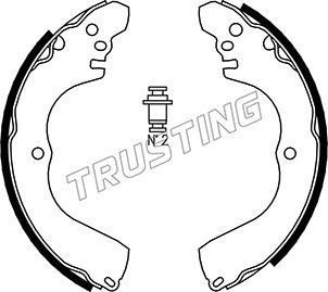 Trusting 064.172 - Drum Brake Shoe Set car-mod.net