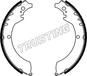 Trusting 026.335 - Drum Brake Shoe Set car-mod.net