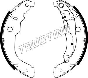 Trusting 079.196 - Drum Brake Shoe Set car-mod.net