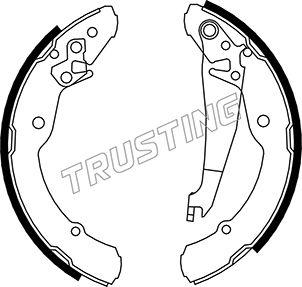 Trusting 106.219 - Drum Brake Shoe Set car-mod.net