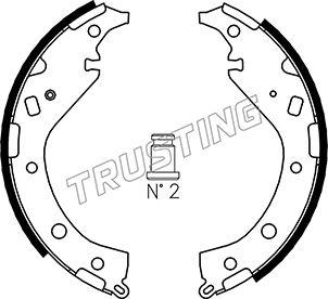 Trusting 115.309 - Drum Brake Shoe Set car-mod.net