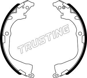 Trusting 124.290 - Drum Brake Shoe Set car-mod.net