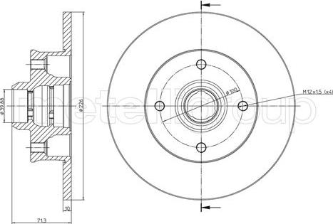 Trusting DF574 - Brake Disc car-mod.net