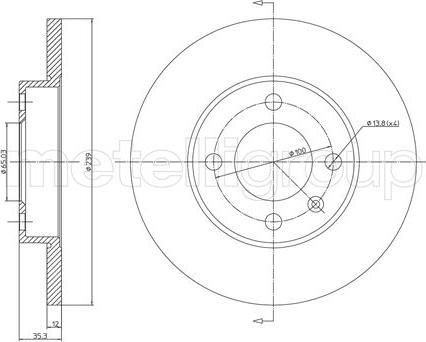 Trusting DF012 - Brake Disc car-mod.net