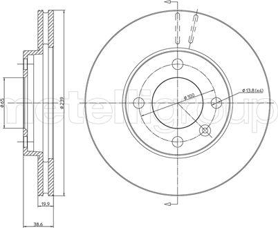 Trusting DF242 - Brake Disc car-mod.net