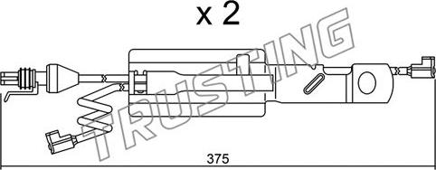Trusting SU.177K - Warning Contact, brake pad wear car-mod.net