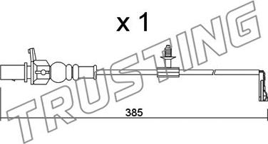Trusting SU.348 - Warning Contact, brake pad wear car-mod.net