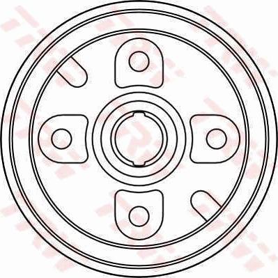 TRW DB4253 - Brake Drum car-mod.net