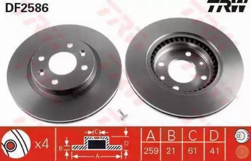 A.B.S. 16150S - Brake Disc car-mod.net