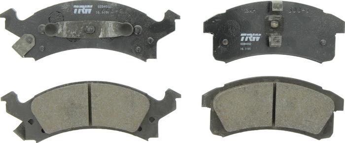 TRW GDB4002 - Brake Pad Set, disc brake car-mod.net