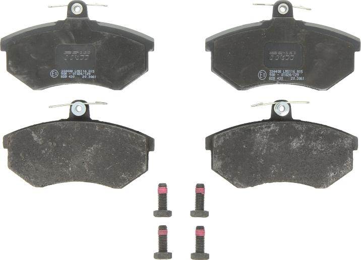 TRW GDB430 - Brake Pad Set, disc brake car-mod.net