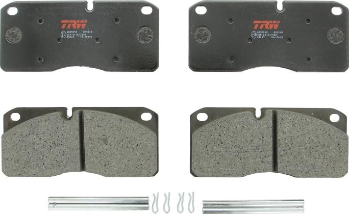 TRW GDB5058 - Brake Pad Set, disc brake car-mod.net