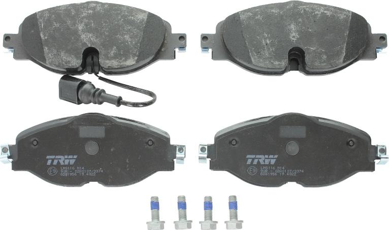 TRW GDB1956 - Brake Pad Set, disc brake car-mod.net