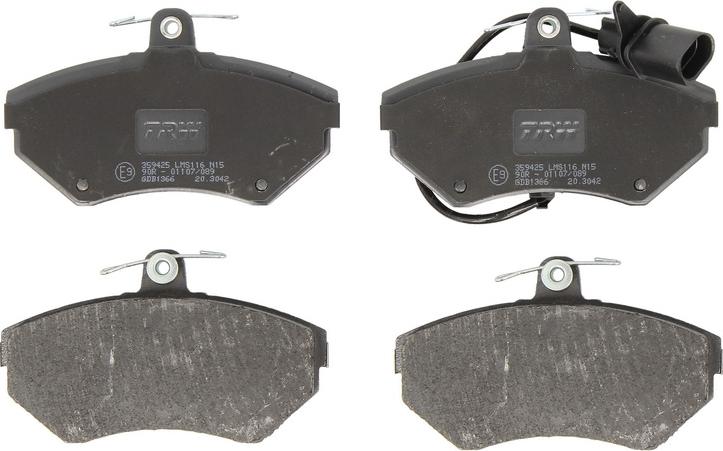 TRW GDB1366 - Brake Pad Set, disc brake car-mod.net
