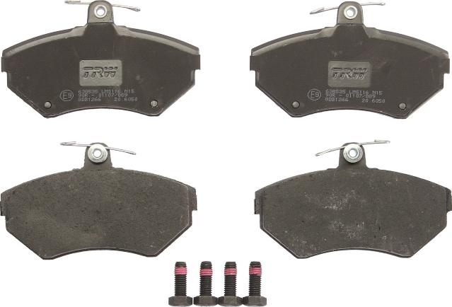 TRW GDB1266 - Brake Pad Set, disc brake car-mod.net