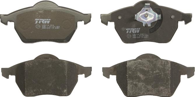 TRW GDB1200 - Brake Pad Set, disc brake car-mod.net
