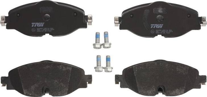 TRW GDB2143 - Brake Pad Set, disc brake car-mod.net