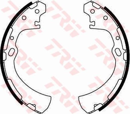 TRW GS8512 - Drum Brake Shoe Set car-mod.net