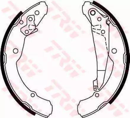 RIDER RD.2638.GS8639 - Drum Brake Shoe Set car-mod.net