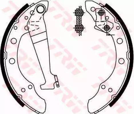 RIDER RD.2638.GS8092 - Drum Brake Shoe Set car-mod.net
