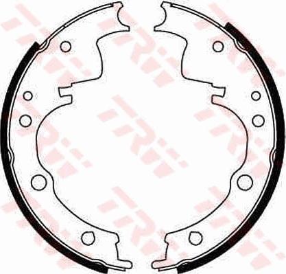 TRW GS8148 - Drum Brake Shoe Set car-mod.net
