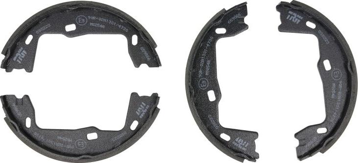 TRW GS8223 - Brake Shoe Set, parking brake car-mod.net