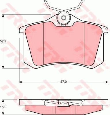TRW GTD1153 - Brake Set, disc brakes car-mod.net