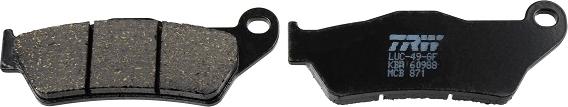TRW MCB871 - Brake Pad Set, disc brake car-mod.net