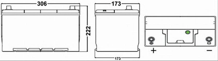 Tudor TA1005 - Starter Battery car-mod.net