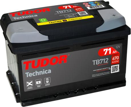 Tudor TB712 - Starter Battery car-mod.net
