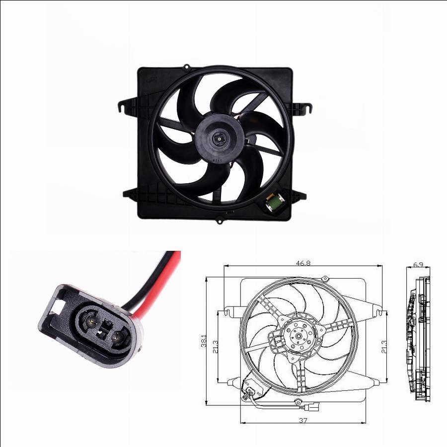 TYC 810-0014 - Fan, radiator car-mod.net