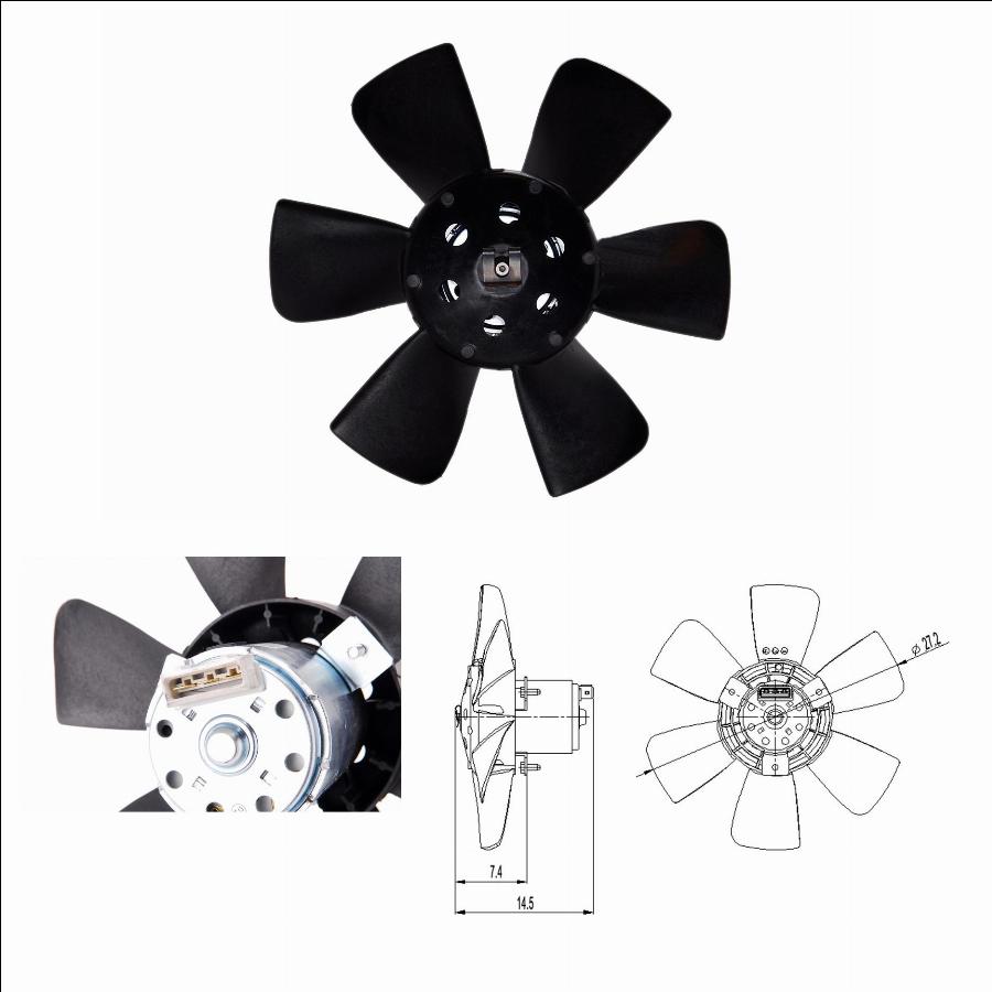 TYC 837-0007 - Fan, radiator car-mod.net