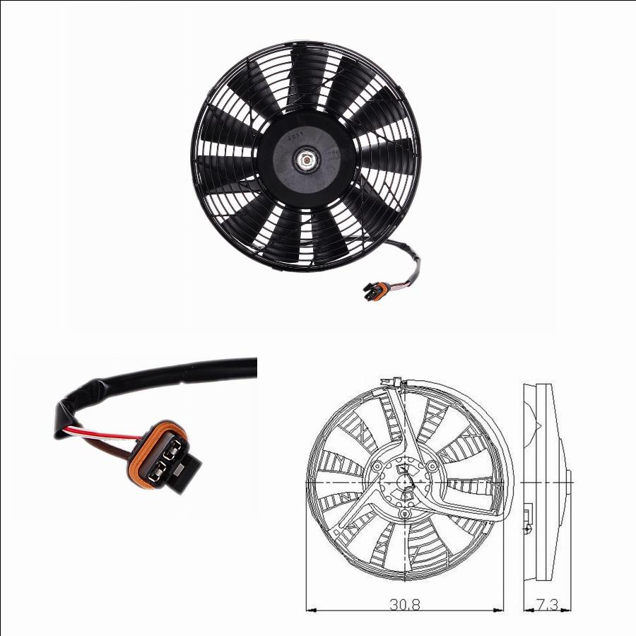 TYC 825-0006 - Fan, radiator car-mod.net