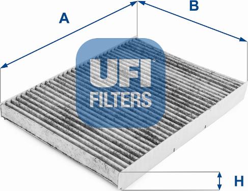 UFI 54.109.00 - Filter, interior air car-mod.net