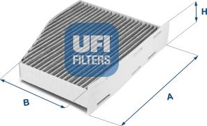 UFI 54.124.00 - Filter, interior air car-mod.net