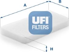 UFI 53.460.00 - Filter, interior air car-mod.net
