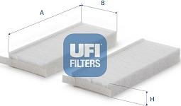 UFI 53.512.00 - Filter, interior air car-mod.net