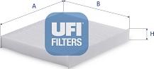 UFI 53.525.00 - Filter, interior air car-mod.net