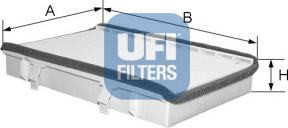 UFI 53.071.00 - Filter, interior air car-mod.net