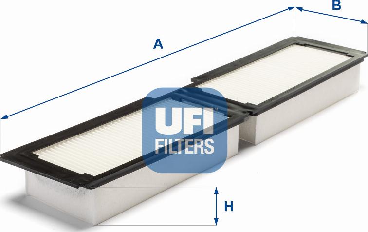 UFI 53.055.00 - Filter, interior air car-mod.net