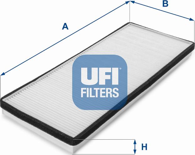 UFI 53.013.00 - Filter, interior air car-mod.net