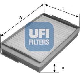 UFI 53.139.00 - Filter, interior air car-mod.net