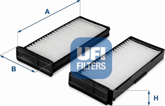 UFI 53.338.00 - Filter, interior air car-mod.net