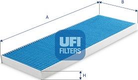 UFI 34.453.00 - Filter, interior air car-mod.net