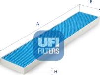 UFI 34.413.00 - Filter, interior air car-mod.net