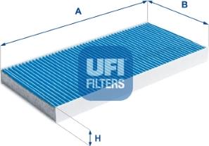 UFI 34.346.00 - Filter, interior air car-mod.net