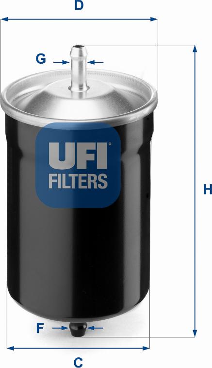 UFI 31.500.00 - Fuel filter car-mod.net