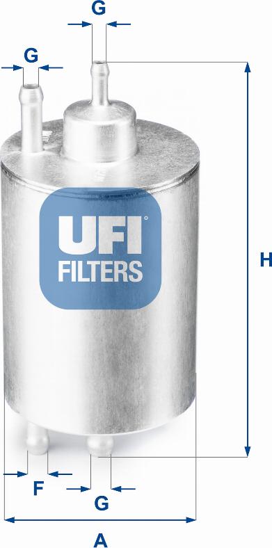UFI 31.841.00 - Fuel filter car-mod.net